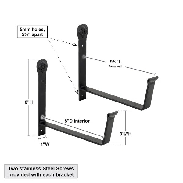 Leia Metal Bracket Plant Stand (Set of 2) | Wayfair North America