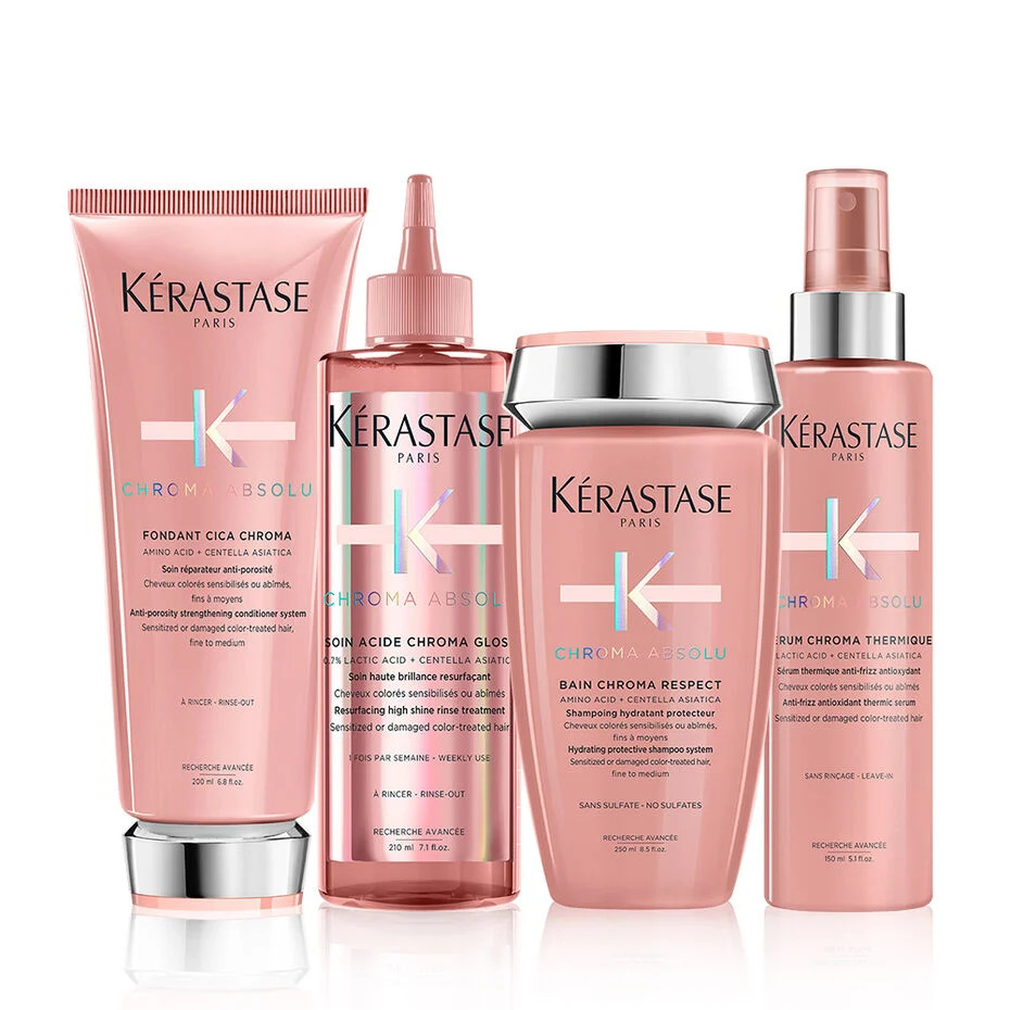 Chroma Absolu Frizzy Colored Hair Care Set | Kerastase US