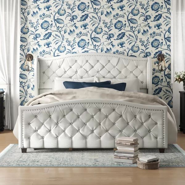 Marlon Tufted Upholstered Low Profile Standard Bed | Wayfair North America