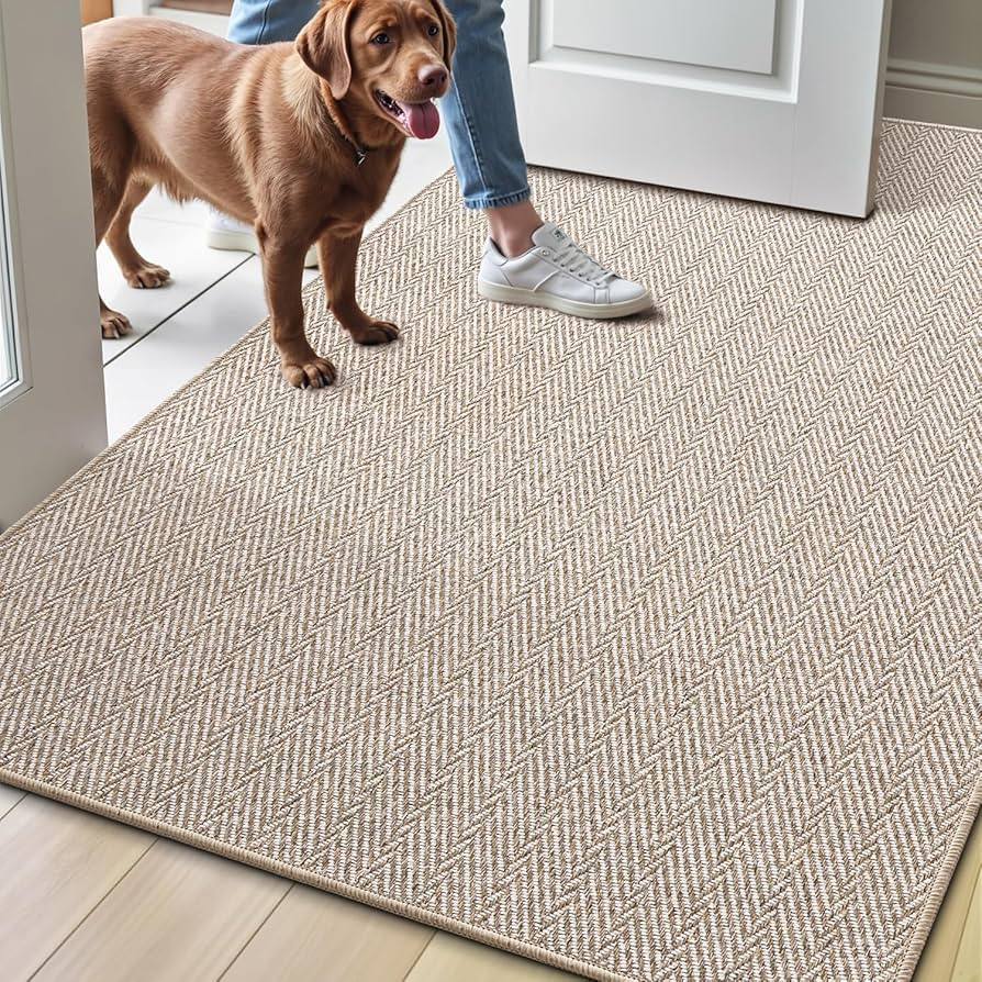 LUMI Ultra Thin Indoor Door Mat for Entrance 32"x48", Non Slip Entryway Mat, Low Profile Doormat,... | Amazon (US)