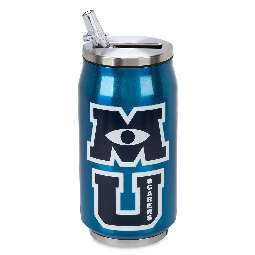 Monsters University Stainless Steel Tumbler with Built-In Straw | Disney Store