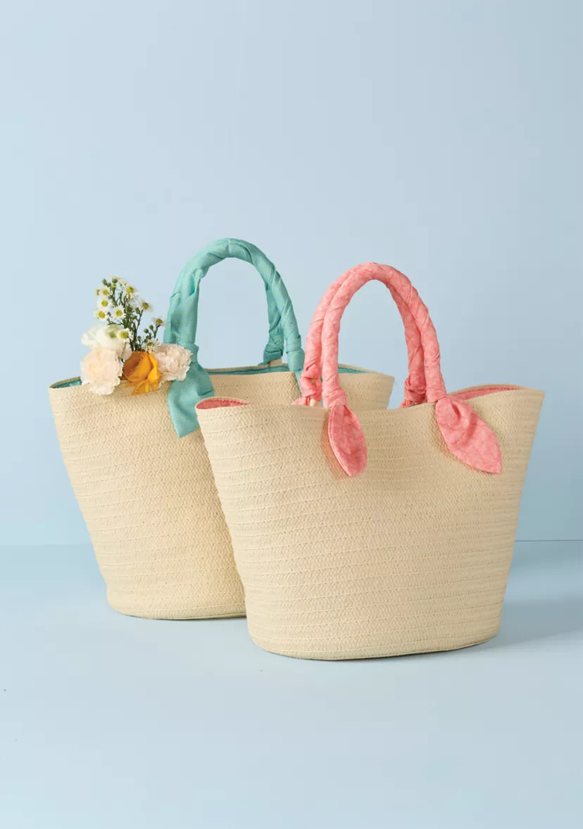 Sewing Down South x Crown & Ivy™ Vendue Large Straw Handbag | Belk