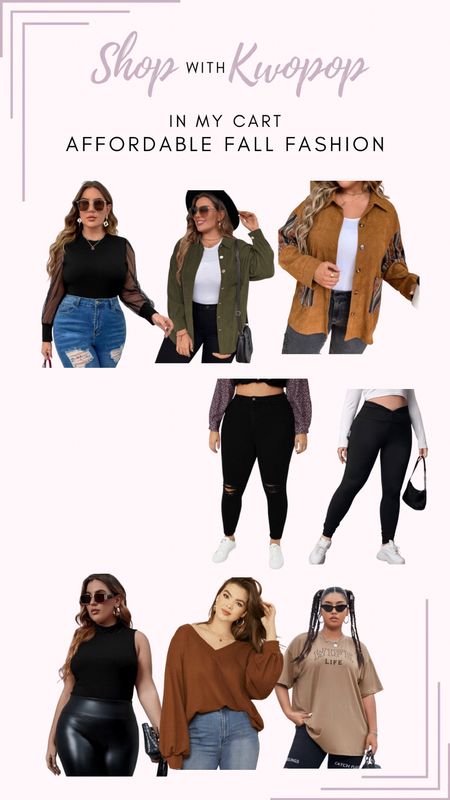 Fall fashion doesn’t have to break the bank! Check out these fall finds that are currently in my cart. #shein #sheincurve 

#LTKunder50 #LTKSeasonal #LTKcurves