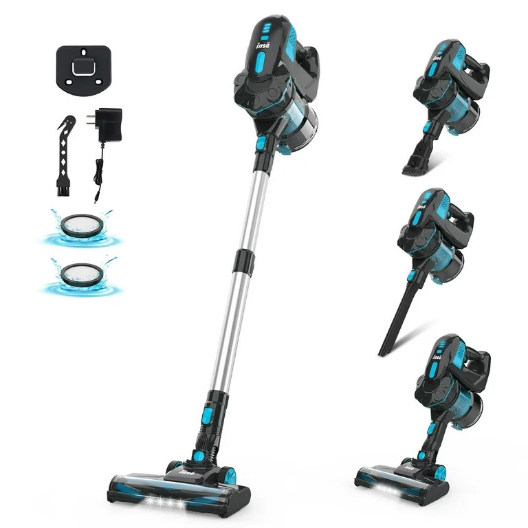INSE Cordless Vacuum Cleaners, 6-in-1 Stick Vacuum for Floor Pet Hair Home, V770 - Walmart.com | Walmart (US)