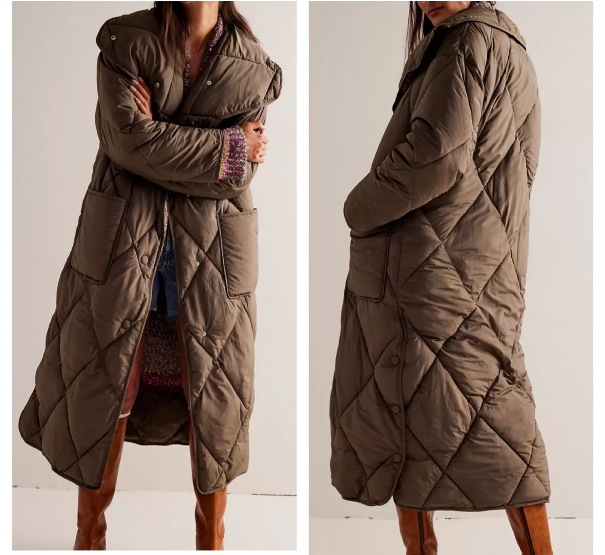 Jackets & Coats, Extra Warm Longline Puffer Jacket
