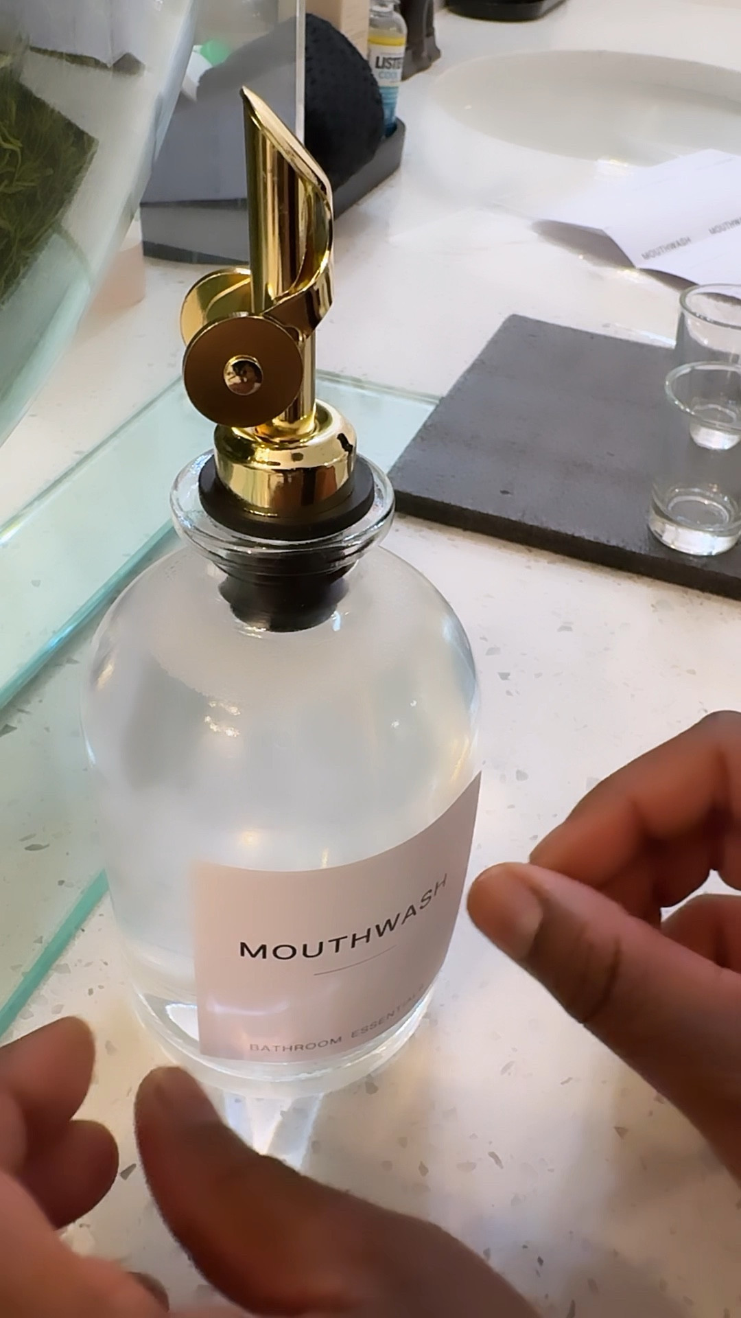Let’s #unbox these #Amazon glass mouthwash dispensers.  You’ll love these for the bathroom counter, especially if you hate the look of bulky mouthwash bottles. Even comes with small glasses! 


#LTKfindsunder50 #LTKVideo #LTKhome