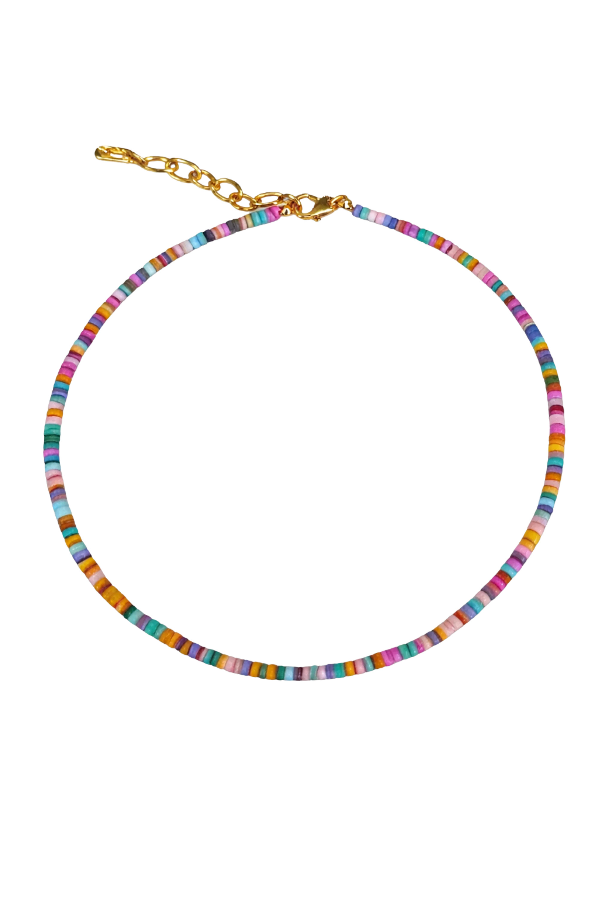 Pastel Mini Beaded Necklace | Logan Tay