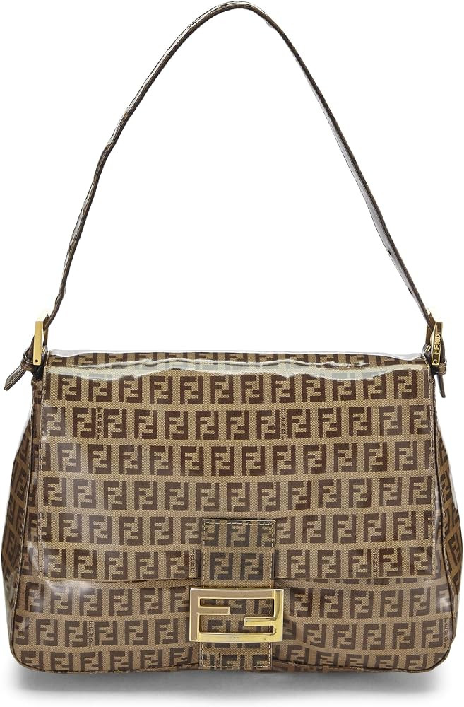 Amazon.com: Fendi, Pre-Loved Brown Zucchino Vinyl Mama, Brown : Luxury Stores | Amazon (US)