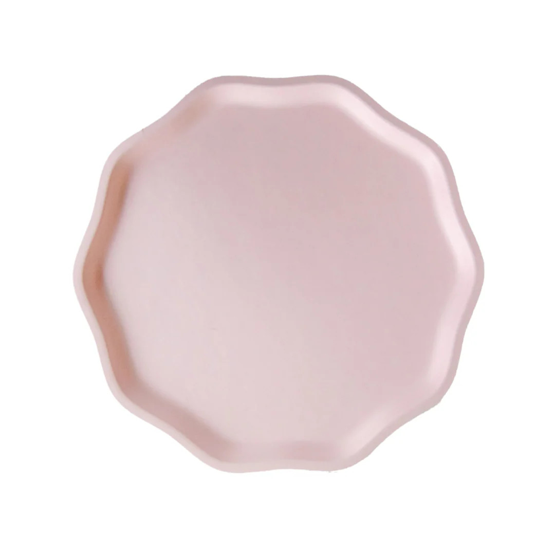 Petal Pink Compostable Dinner Paper Plates | Ellie and Piper