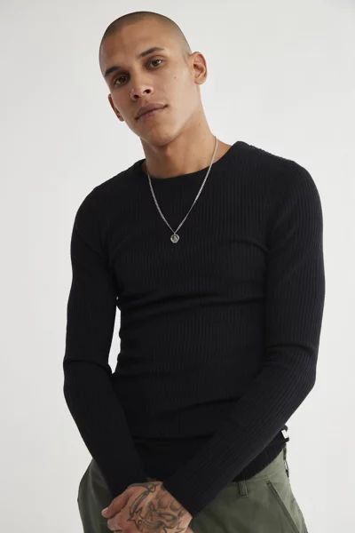 Standard Cloth Alton Ribbed Crew Neck Sweater | Urban Outfitters (US and RoW)