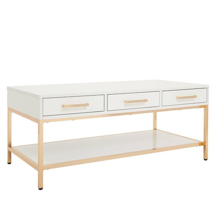 Alios Cocktail Table Gold - OSP Home Furnishings | Target