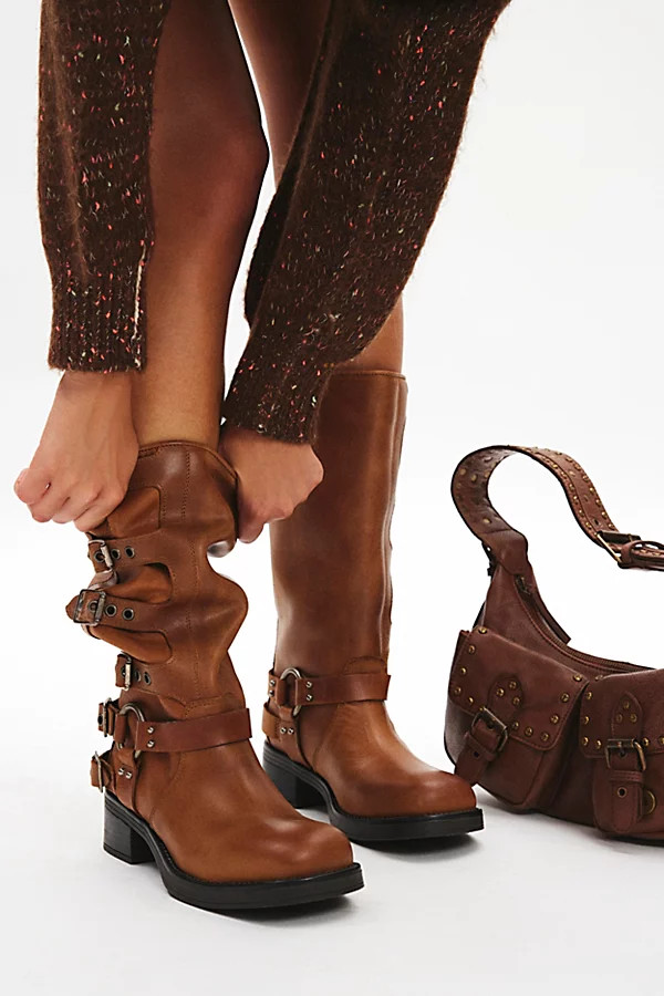 Steve Madden Brocks Tall Boot in Brown, Women's at Urban Outfitters | Urban Outfitters (US and RoW)