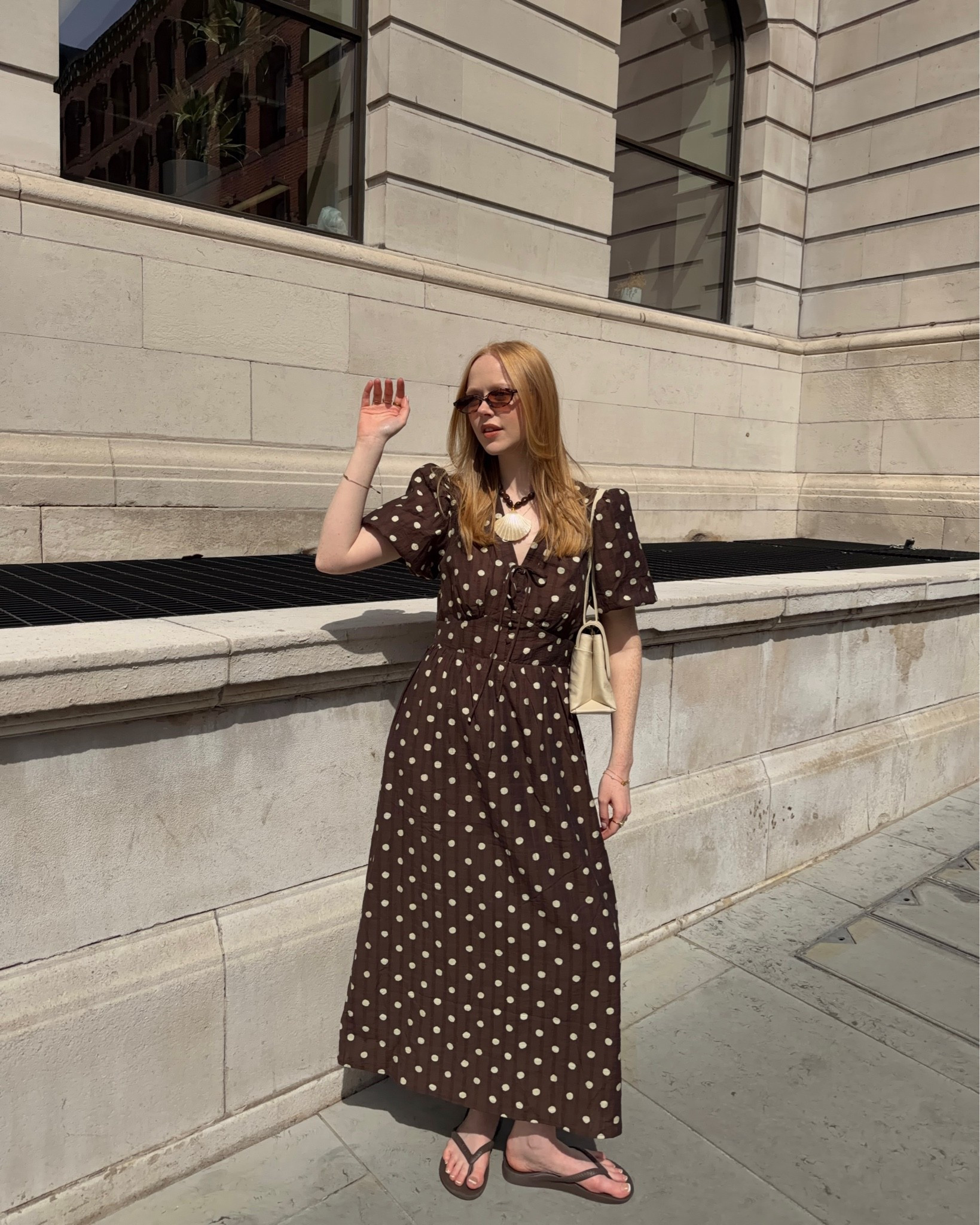 Polka Dot Dress, Summer Dress, Archies Flip Flops, Summer Style

#LTKeurope #LTKuk #LTKsummer