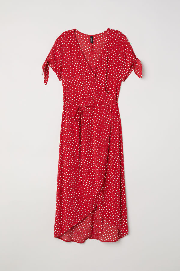 Wickelkleid aus Kreppstoff – von H&M | H&M (DE, AT, CH, NL, FI)