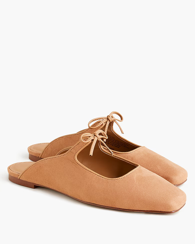Bow slip-on mules | J.Crew Factory