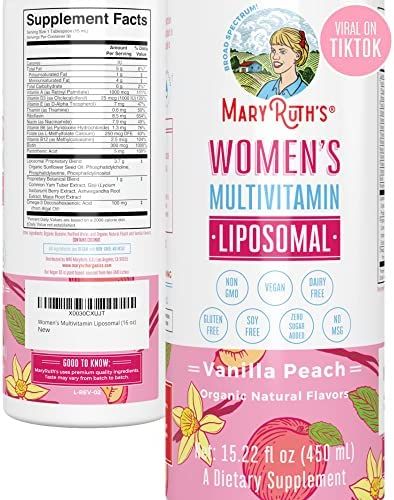 MaryRuth Organics Multivitamin for Women | Sugar Free Womens Multivitamin | Liquid Vitamins for W... | Amazon (US)