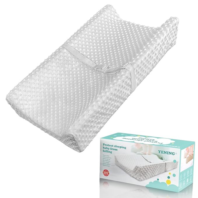 YENING Baby Diaper Changing Pad for Dresser Top with Cover Waterproof Lining Foam Contoured Chang... | Amazon (US)