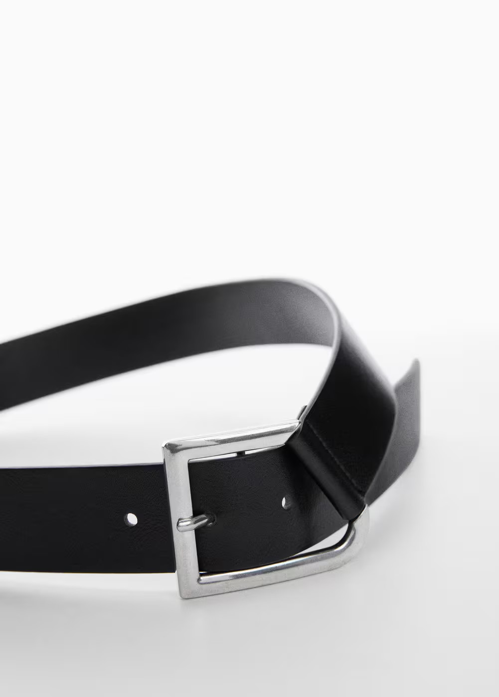 Belt with geometric buckle  -  Women | Mango USA | MANGO (US)