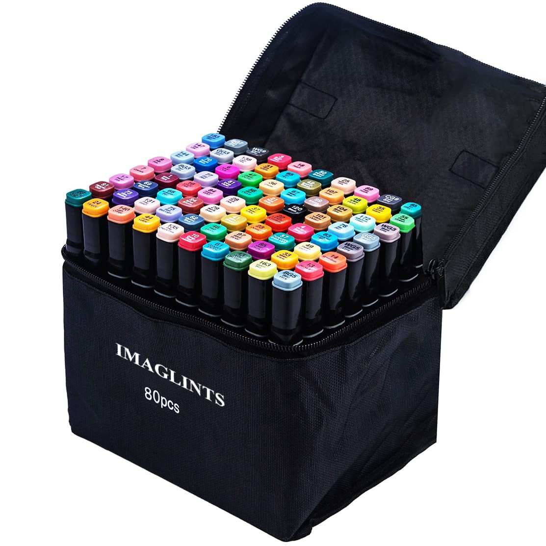 Alcohol Markers 80 Colors with Base Drawing Pen Dual Tip Art Markers for Sketch Anime Illustratio... | Amazon (US)