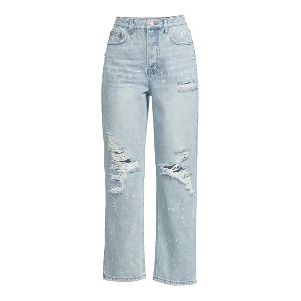 No Boundaries Juniors’ High Rise 90's Jeans - Walmart.com | Walmart (US)