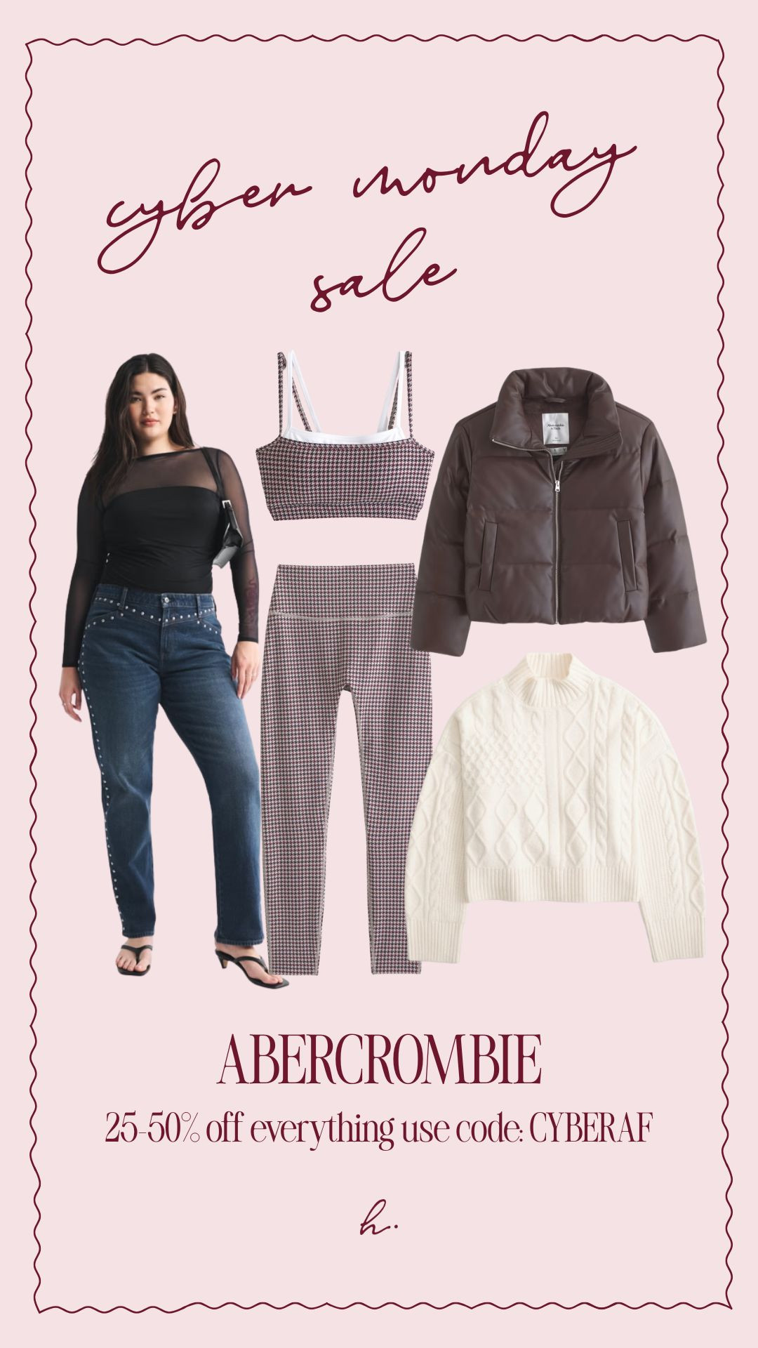 LAST DAY!! 25-50% off everything & use code CYBERAF for additional sale! 

#LTKCyberWeek #LTKFindsUnder100