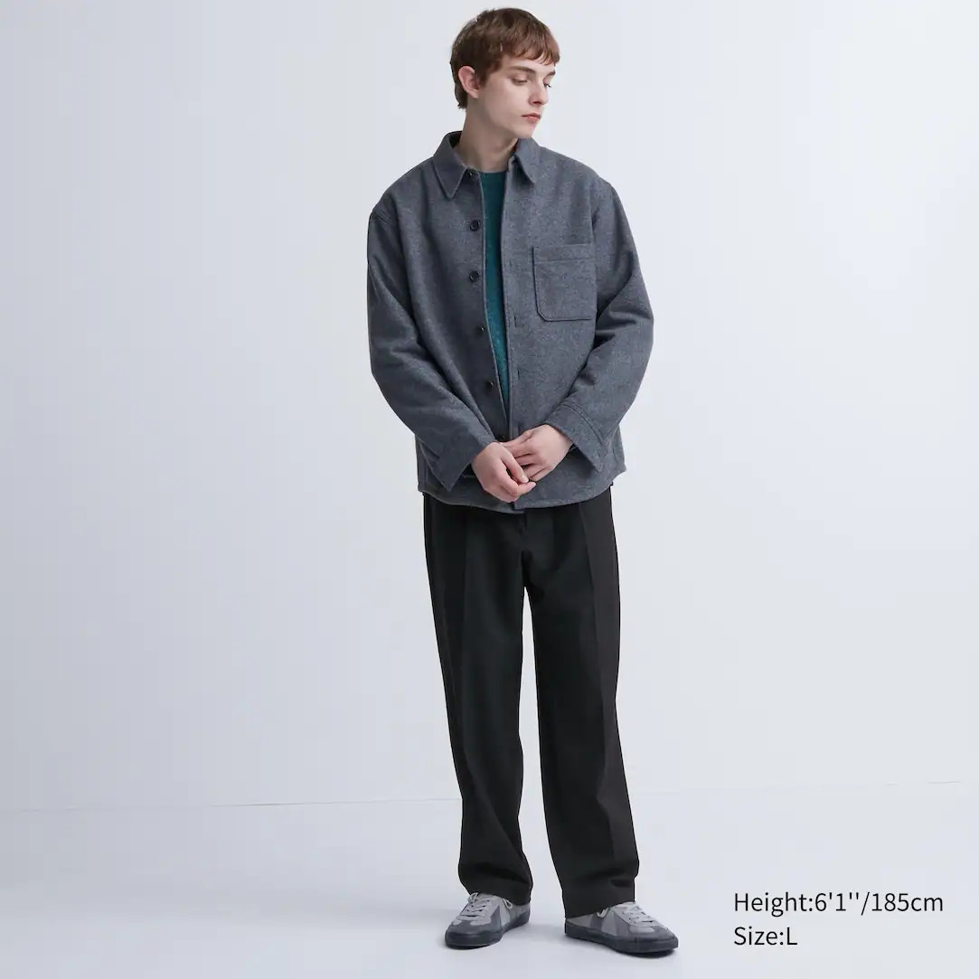 PLEATED WIDE LEG TROUSERS | UNIQLO (UK)