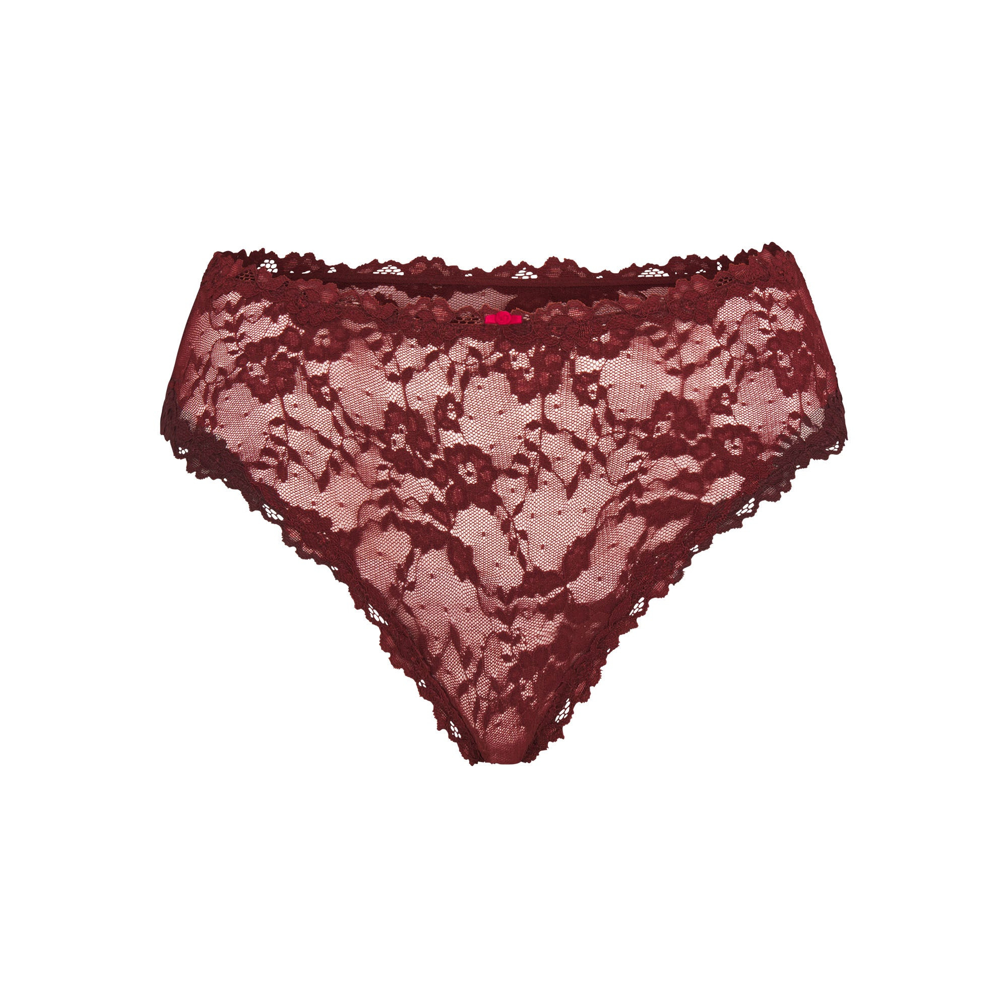 STRETCH LACE BRIEF | OXBLOOD | SKIMS (US)