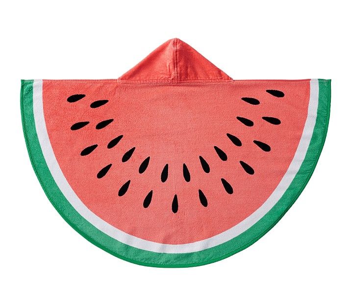 Watermelon Baby Beach Hooded Towel | Pottery Barn Kids