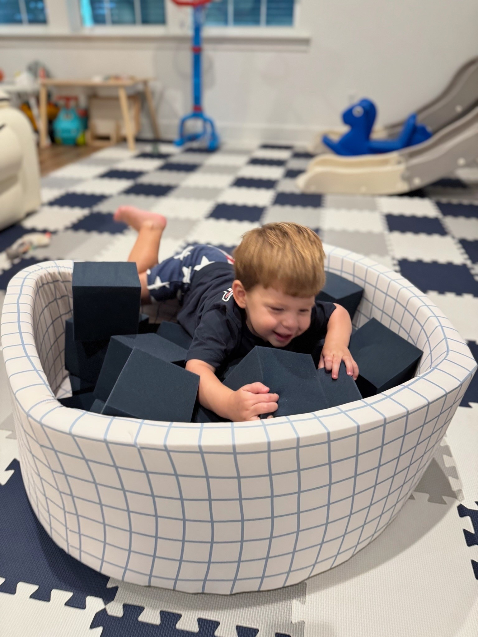 The best toddler find at Target! This foam pit is so much easier to keep tidy than a ball pit! Linking foam pit and some other play room favorites!

#LTKmomlife #LTKKids #LTKHome