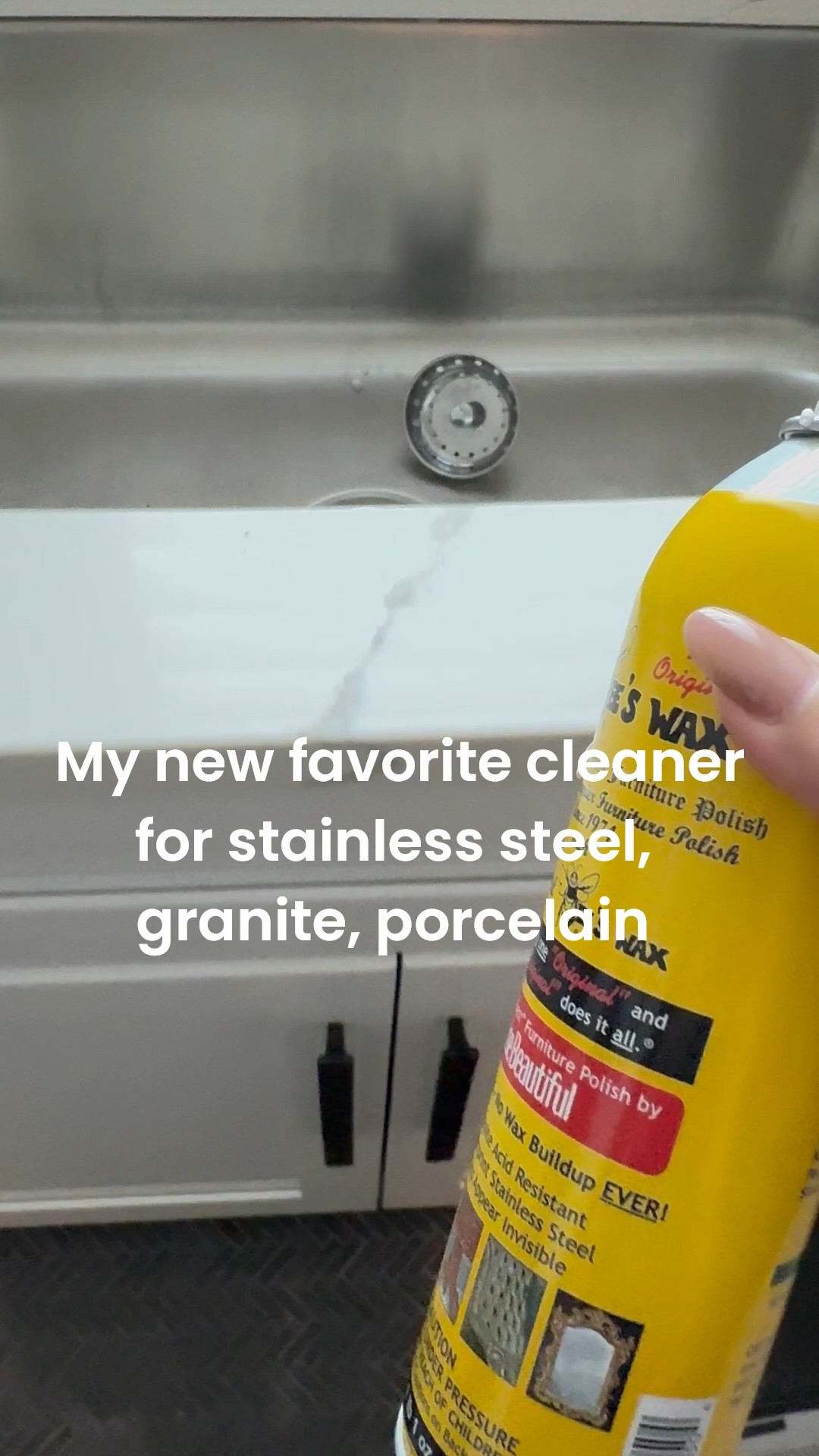I 💛LOVE💛 to find a new cleaning product that works. Recommend this for countertops, sinks, stainless steel, porcelain. It doesn’t fingerprint and removes water stains  

#LTKdayinmylife #LTKOver40 #LTKHome