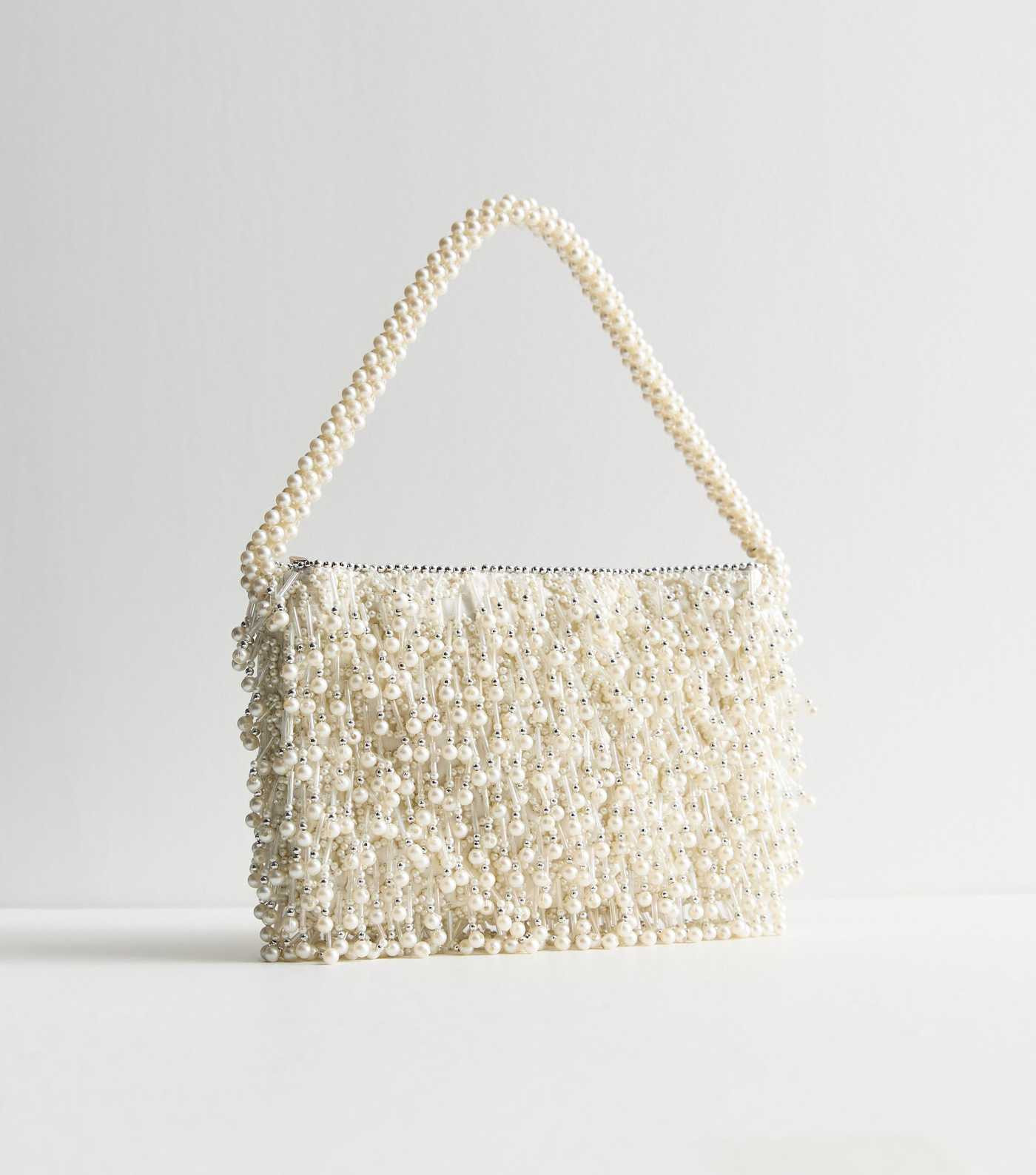 Off White Faux Pearl Shoulder Bag 
						
						Add to Saved Items
						Remove from Saved Items | New Look (UK)