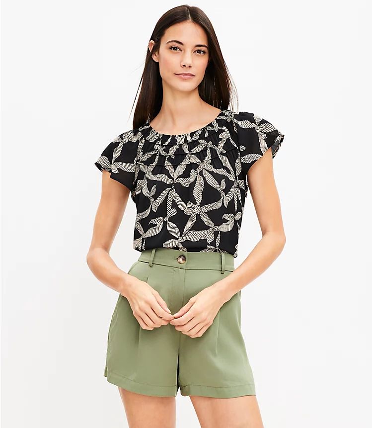 Pleated Shorts in Emory | LOFT