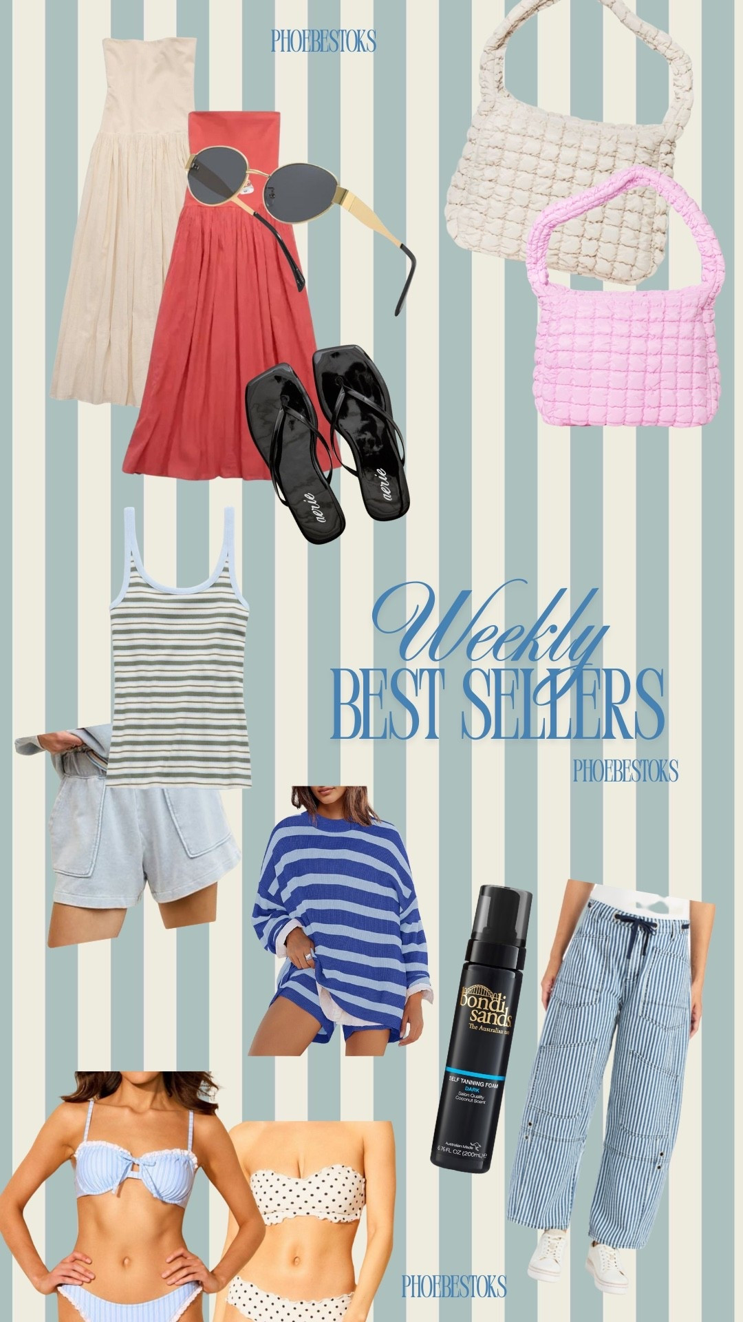 Weekly best sellers 🌸🩵🌊🥹 

Also linked on my SHOPMY <3 