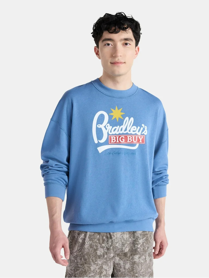 Netflix Stranger Things Bradley’s Graphic Sweatshirt from No Boundaries, Men’s and Big Men’... | Walmart (US)