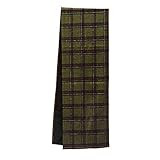Creative Co-Op 72" L x 14" W Fabric Plaid Table Runner, Green Entertaining Textiles, Multi | Amazon (US)