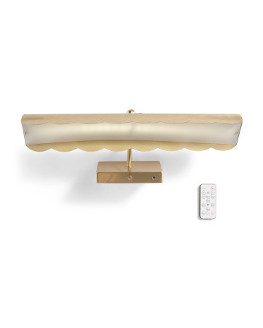 18.5X6 Cordless Scalloped Picture Light | TJ Maxx