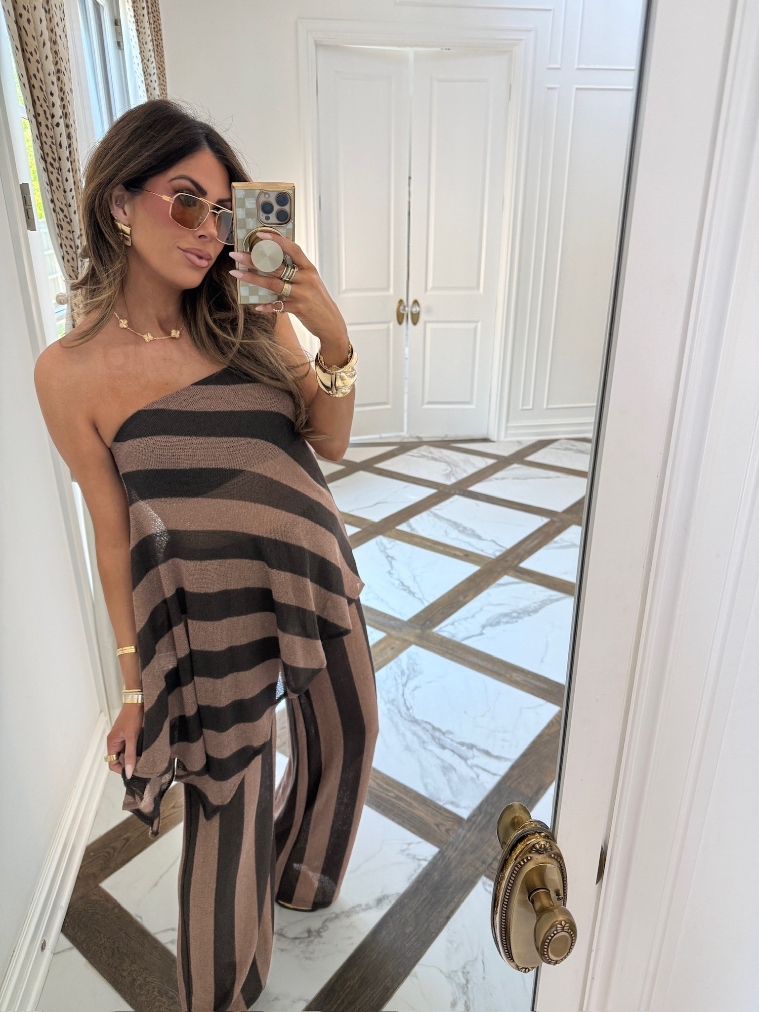 Wearing a size medium in both the top and pants! 

Zara finds, Zara fashion, Matching set, Striped matching set, Strapless top, Spring outfits, Summer outfits, Spring outfits 2026, Emily Ann Gemma

#LTKootd #LTKmomlife #LTKgrwm