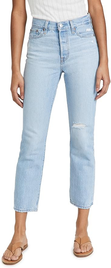 Levi's Women's Premium Wedgie Straight Jeans | Amazon (US)