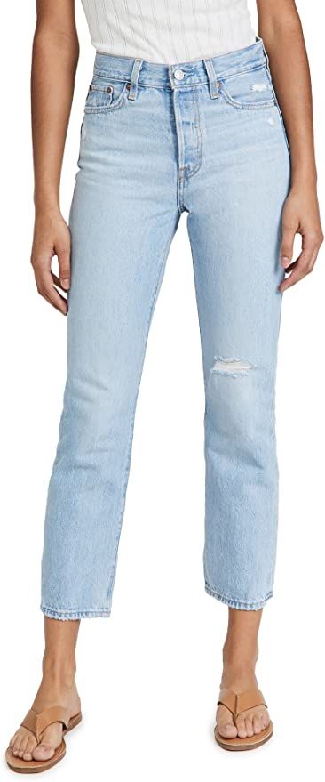 Levi's Women's Premium Wedgie Straight Jeans | Amazon (US)