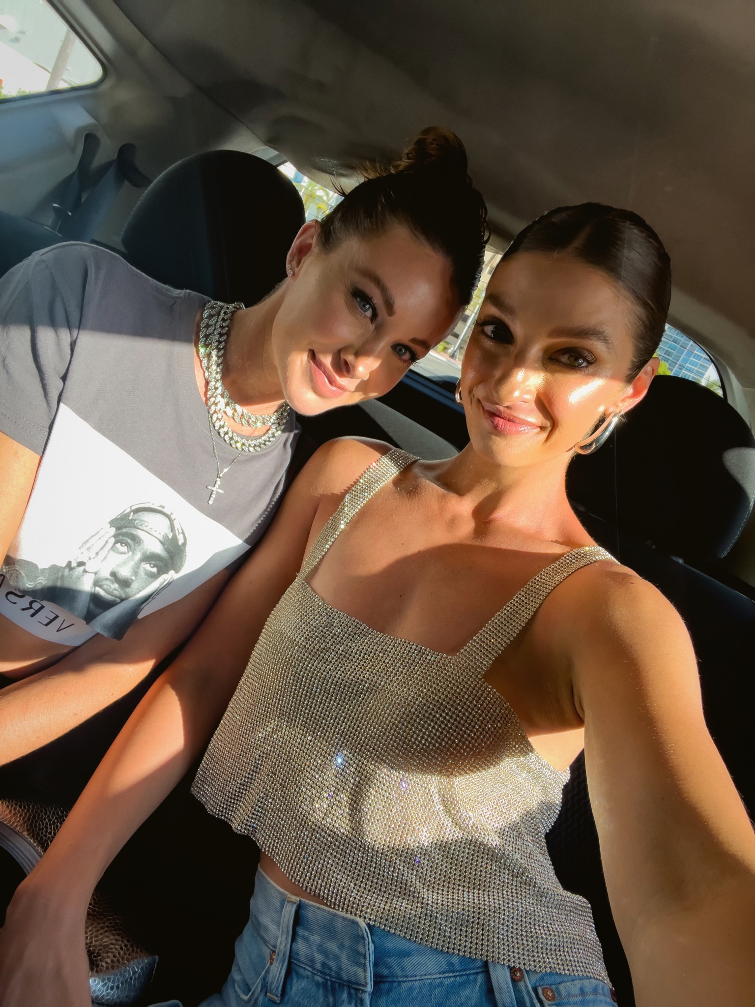 Top just restocked!! Super cute for the holidays, Vegas, a vacation etc. Runs TTS - wearing a small. 

#LTKHolidaySale #LTKtravel #LTKfindsunder100