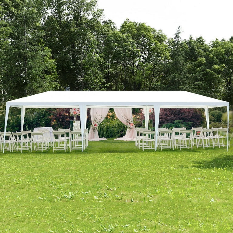 Costway 10'x30' Party Wedding Tent Canopy Heavy duty Pavilion 5 Sidewall | Walmart (US)