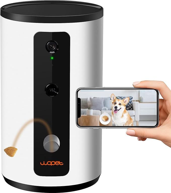 WOPET Dog Camera D01 Plus: 5G WiFi Pet Camera with Treat Tossing, 1080P HD with Night Vision for ... | Amazon (US)