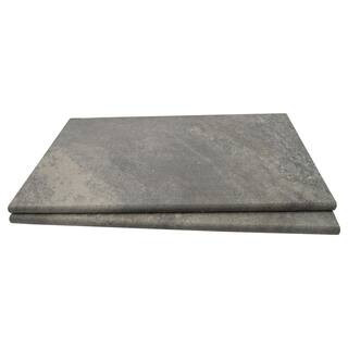 Quarzo Gray 2 cm x 13 in. x 24 in. Matte Porcelain Pool Coping (26 Pieces / 56.33 sq. ft. / palle... | The Home Depot