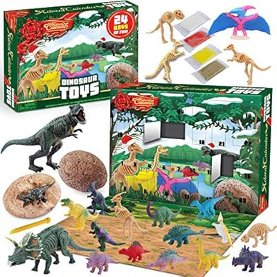 JOYIN 2020 Dinosaur Advent Calendar Kids Christmas 24 Days Countdown Calendar Toys for Kids with ... | Amazon (US)