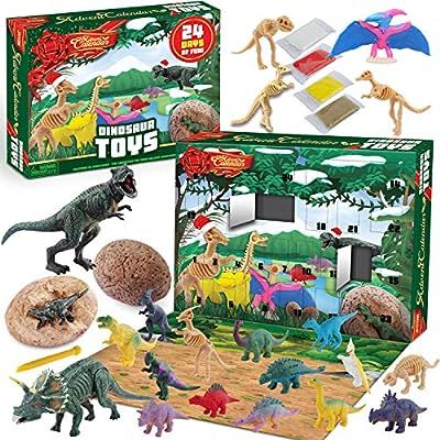 JOYIN 2020 Dinosaur Advent Calendar Kids Christmas 24 Days Countdown Calendar Toys for Kids with ... | Amazon (US)