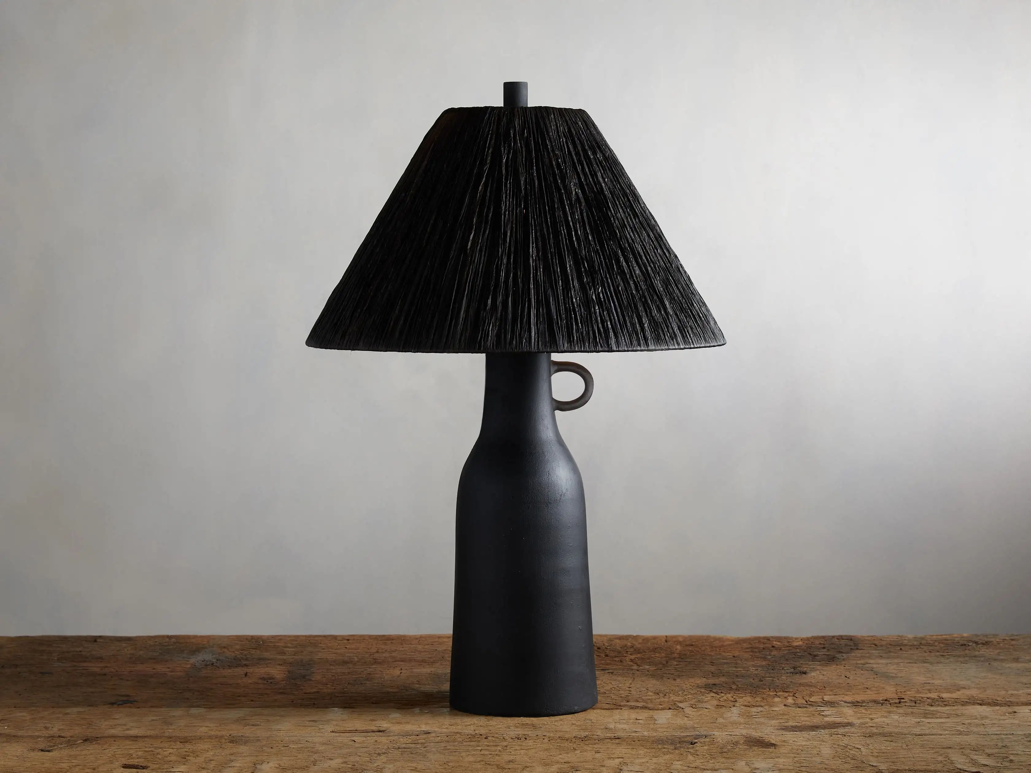 Caydon Black Table Lamp | Arhaus
