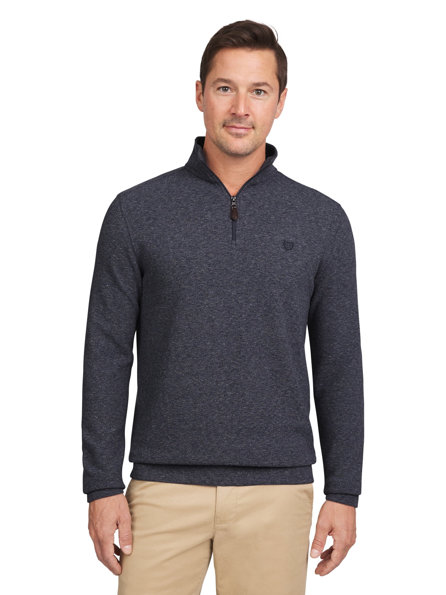 Chaps Men's &amp; Big Men's Jaspe Quarter Zip Sweater, Sizes S-3XL | Walmart (US)