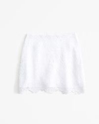 Women's Lace Mini Skort | Women's Bottoms | Abercrombie.com | Abercrombie & Fitch (US)