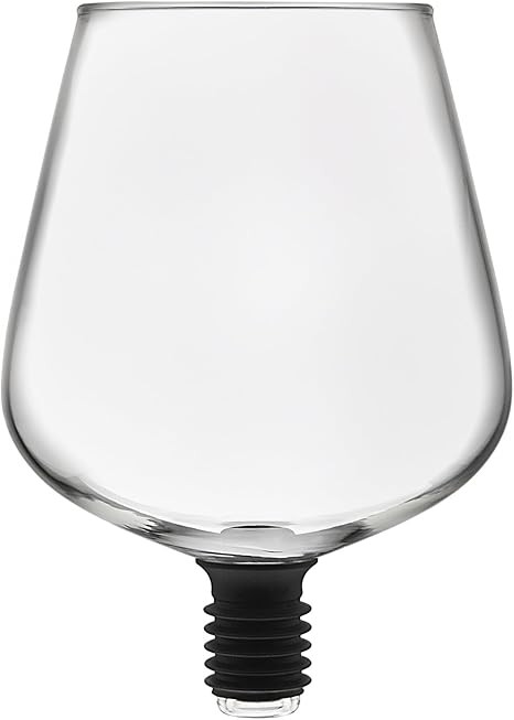 Godinger ChugMate Wine Glass Topper, Goblet to Drink Straight from The Bottle, The Original, 1 Co... | Amazon (US)