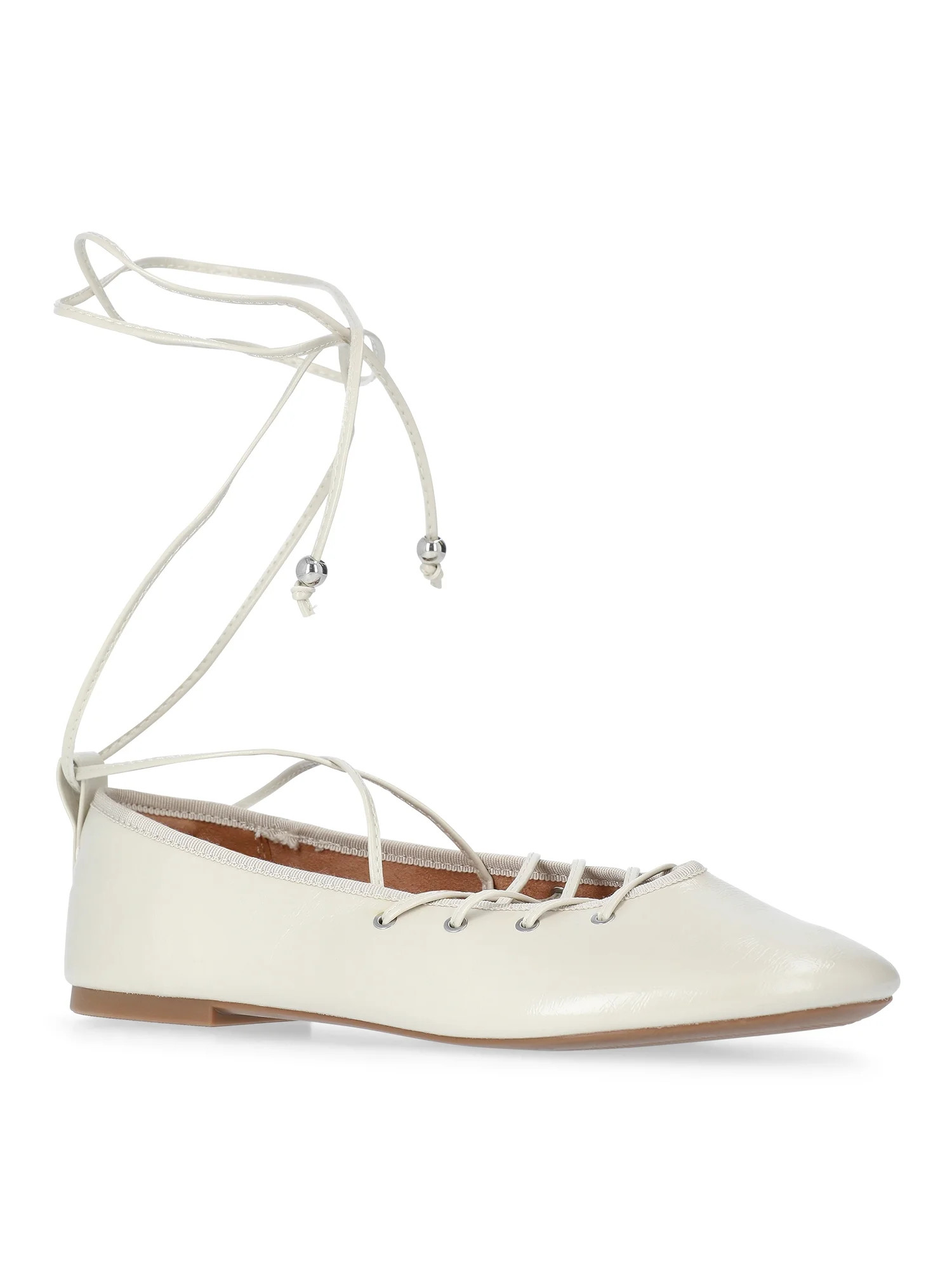 No Boundaries Corset Ballet Flats, Women's | Walmart (US)